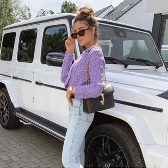 ZARA STRUCTURED KNIT JACKET - Picture 5 of 10